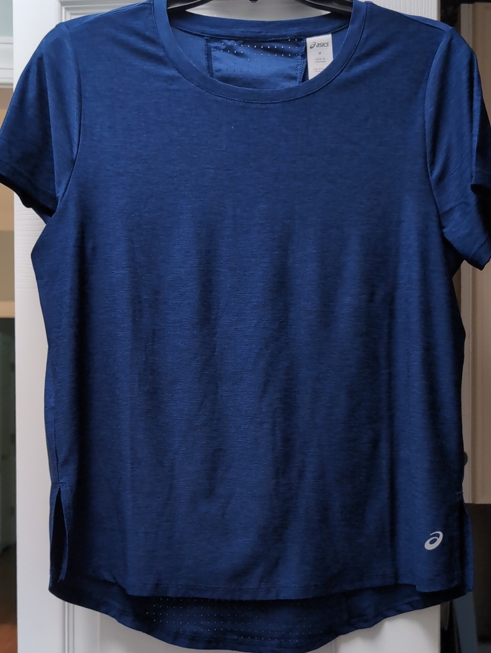 Asics Deep Blue Short Sleeve Running Tee Medium